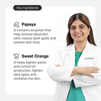 Cureskin Under Arm Brightening Cream Mask with Papaya & Sweet Orange | Dark Underarms & Hyperpigmentation | Under Arm Whitening Cream for Women & Men | Under arm Dark Removing Cream