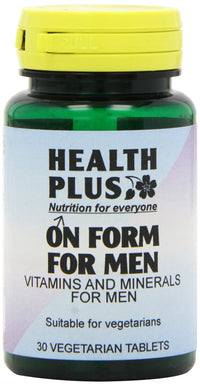 Health Plus On Form For Men One-a-day Multivitamin Supplement - 30 Tablets