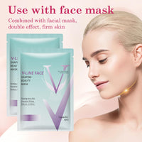 Bettinay double chin Lift Mask with 2 Gel Mask, Reusable V Line Face Lifting Chin Strap for Women Men