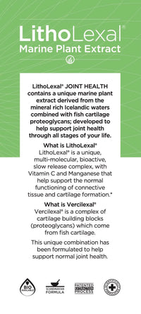 LithoLexal Joint Health 60 Tablets (1 Month Supply)