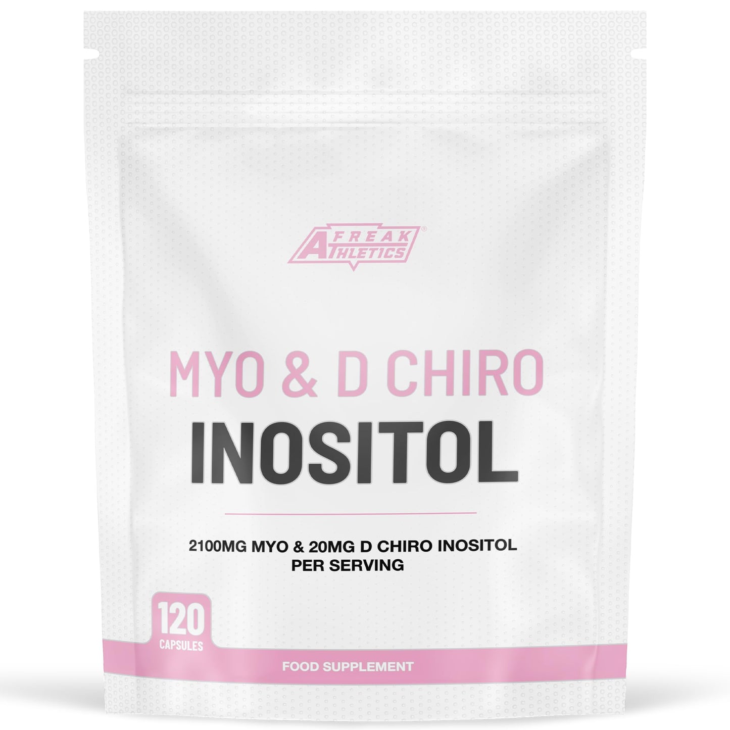 Freak Athletics Myo-Inositol & D Chiro Inositol - Supports Women with PCOS -120 Capsules - Promotes Hormonal Balance & Normal Ovarian Function
