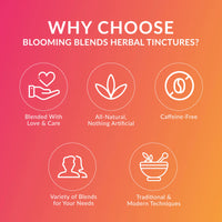 Energy Boost Tincture - Liquid Supplement for Body Recharge - Natural Herbal Drops with Hibiscus, Siberian Ginseng, Oat Straw, Rosehip, Gotu Kola, & Ashwagandha - ENERGY Drops by Blooming Blends, 30ml