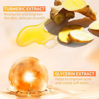 KEARLGMBH Turmeric Face Cream, Brightening Face Cream for Radiant&Glowing Skin,Dark Spot Corrector Age Spot Remover,Anti Aging,Natural Turmeric Cream Skin Care,Vitamin C Moisturiser for Face