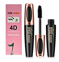 THE ISMA 4D Silk Fiber Lash Mascara Waterproof, Extra Long Lash Mascara and Thick, Long Lasting, Waterproof & Smudge-Proof Eyelashes