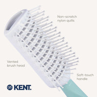KENT Kent Brushes Kent Create, Tunnel Vented Hairbrush KCR3, Ideal for Detangling and Blow-Drying, Suitable For All Hair Types