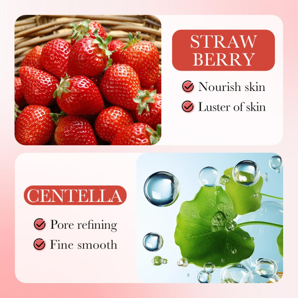 ISBEAUSOLS Foot Peel Mask - Foot Mask - Foot Peel Mask for Hard Skin - Foot Moisturiser Socks - Foot Exfoliator - Repair Heels & Removes Dry Dead Skin for Soft Feet 3 Pack (Strawberry)