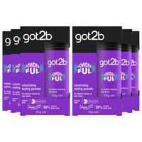 6 x Schwarzkopf Got2b Powder'ful Volumizing Styling Powder 10g