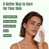 ourmed life Ourmed Life Disposable Face Towel | Lint-Free Biodegradable Clean Towels | Dry Makeup Remover Wipes | Super Soft & Thick for Sensitive Skin | 10-Inch X 12-Inch XL Size |Dot Pattern, 50 Count