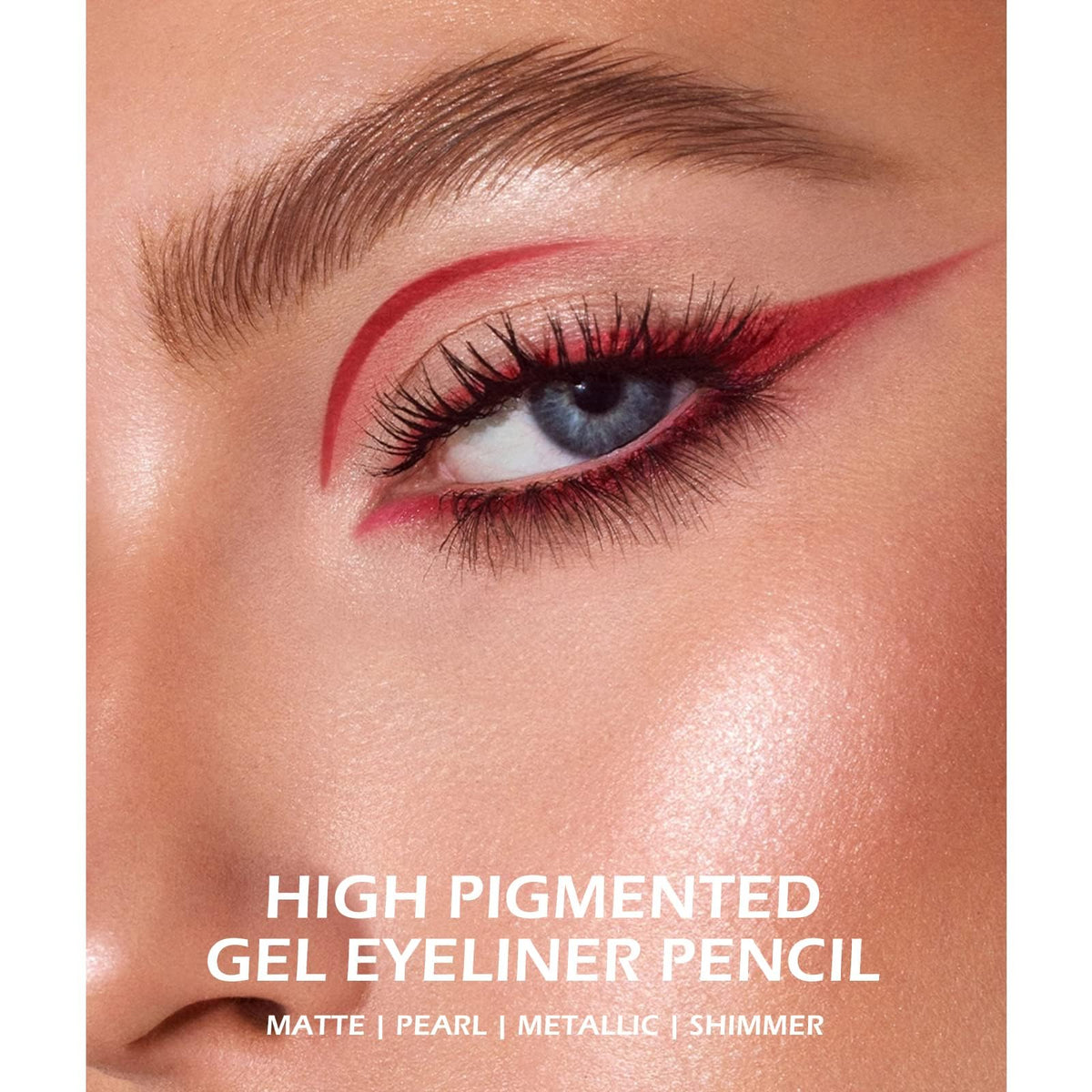 Ownest 14 Colors Eye Shadows Eyeliner Pen Set, Metallic Eyeliner Pencil Glitter Eye Liner for Women Eye Liner Professional Eye Makeup Set Colorful Eye Color