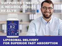 MetaSuperfoods Vitamin B2 Riboflavin | 400mg Migraine Support 180 Capsules | 6 Months Supply | Vegan, High Strength Riboflavin Supplement | Liposomal Delivery for Maximum Absorption | Non-GMO | UK Company