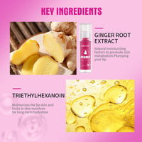 LYNTYAOU Pink Plumping Lip Gloss, Hot Pink Moisturizing Glossy Lip Oil Tinted, Hydrating Lip Balm Clear Lipgloss Makeup, Glitter Shimmer Makeup Tint Moisturizer Lipgloss Plumper for Women