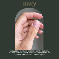 Navy Cuticle Oil Pen 4ml | Hydrating Nail & Cuticle Pen with Collagen | Infused with Jojoba & Argan Oil | Travel Size Cuticle Oil Pen | Nourishing Cuticle Oil Pens for Nails Treatment | Made in UK