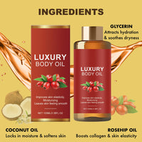 CTUBLIAUNX Magic Body Oil Firming & Hydrating - Glow Essence Magic Body Oil for Skin Tightening & Deep Moisture, Luxury Dry Skin Treatment with Natural Oils