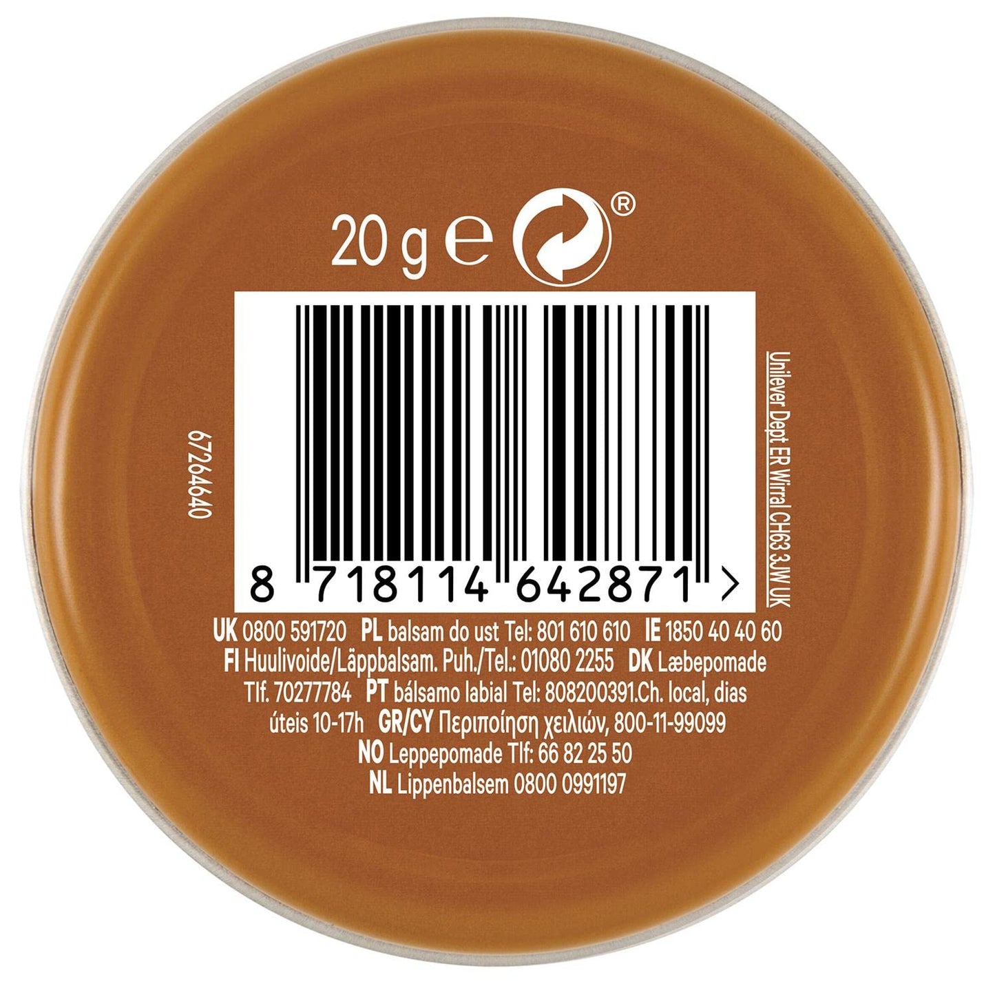 Lip Vaseline Cocoa X 12 X 20g