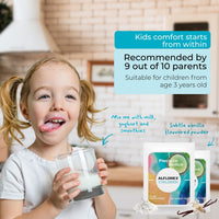 PrecisionBiotics Alflorex Children - Gut Health Probiotic Supplements with Unique Bifidobacterium Longum Bacteria Strain 35624 - Probiotics for Children Ages 3+ - Vanilla Flavour - 30 Powder Sachets