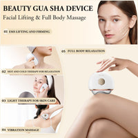 ANLAN Gua Sha Tool for Face Yoga with Red Light Therapy, Heated Massager for Face & Body, Face Sculpting Device for Skin Lift, Facial Anti-Aging & Toning Device