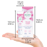 Balance Activ Thrush Cream, Internal & External Use, Works Naturally, Relieves Symptoms & Prevents Recurrence, 5 Applicators (30ml), Pack of 1