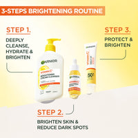 Garnier Vitamin C* Brightening Cream Cleanser, Removes Make-up, 250ml