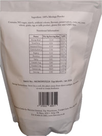 Harveza Pure Moringa Powder, 500g, from The South of India. A Source of Vitamins A and C, Calcium and Iron.