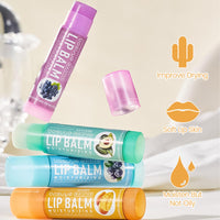 SHEBEEDO Lip Balm Set, Flavoured Lip Balms with Vitamin E and Honey, Moisturising Lip Balm Multipack, Protect & Hydrate Beewax Lip Balm Stick, Lip Moisturiser, Lip Gloss Sets for Teenage Girls