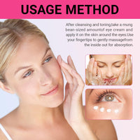 2 PCS Mango Revitalize Eye Cream Mango Activating and Firming Eye Cream Helps Remove Eye Bags and Dark Circles Deeply Moisturizes and Hydrates Firming Skin