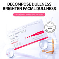 DEleventh Korean Brand Vitamin C Ampoule Serum 2ml × 7EAe / with Niacinamide (Vitamin B3) & Pro-Xilane, Anti-Aging, Brighten, Hydrate, and Smooth Skin, Creates a Radiant, Youthful Complexion