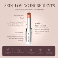 Studio10 Cheek & Lip Tint – Peach Shade, Hydrating Cream Blush Stick with Satin Finish for Mature Dry Skin