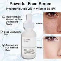 INSKIN Hyaluronic Acid 2% + B5,Skincare Serum,Hyaluronic Acid For Face Hydrated,Hyaluronic Acid Serum for Face to Plump and Smooth Skin ,Face Serum for Women & Men,Skin Care. (2pcs)