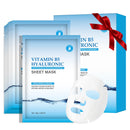 IREV Pack of 10 Hyaluronic Acid Face Masks Skincare with Vitamin B5, Daily Care Face Sheet Mask Hydrating Moisturizing Facial Mask Beauty Face Mask for All Skin