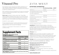 Zita West Vitaseed Pro – Male Fertility Supplement Powder with Antioxidants & Amino Acids – Supports Reproductive Cell Count, Motility & Energy - 30 Servings (1 Month Supply)