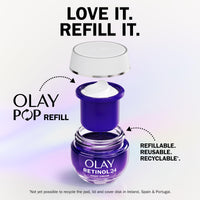 Olay Retinol 24 Night Cream Face Moisturiser, Skincare with Antioxidant Vitamin E Overnight Anti Aging Skin Care: Smooths, Renews and Hydrates, 50ml