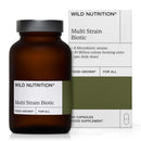Wild Nutrition WILD NUTRITION Food-Grown® Multi Strain Biotic | Probiotics for Gut Health 30 Billion Live Bacteria | Lactobacillus, Acidophilus, Bifidobacterium | 8 Key Strains of Bacteria | Vegetarian | 30 caps