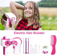CYJXL Hair Braiding Machine, Automatic Braiding Machine With Comb, Electric Hair Braiding Machine Quick Twist 3 Actions Magic Tool For DIY Hairdresser, Hairstyling Set