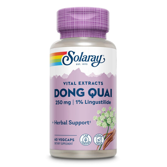 Solaray Dong Quai Root Extract, 250 mg, 60 Count