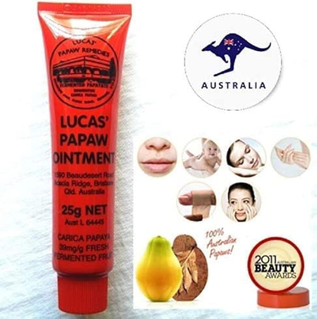 Lucas' Papaw Remedies Lucas Papaw Ointment 25g - Made in Australia
