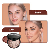 atnayo Baked Foundation Medium, Brighten Foundation Baked Starter Makeup Kit