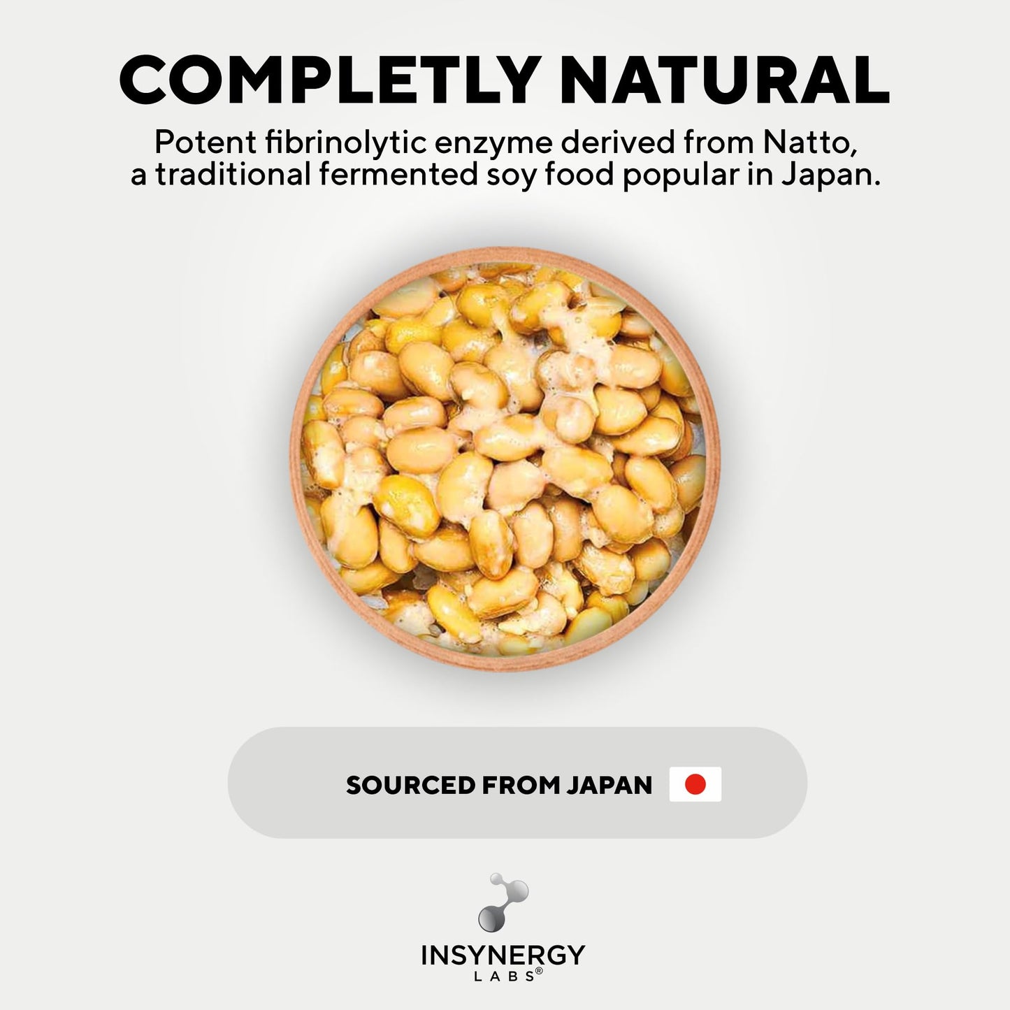 Insynergy Labs Nattokinase 2,000FU High Strength (Japan Sourced) Fermented Natto Ultra-Premium Grade 3rd Party Tested (Sourced from Japan) Nattokinase Supplement, 60 Vegan Capsules