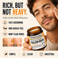 Primal Genius Tallow Balm Citrus Burst Grass Fed Organic Beef Tallow Skincare, 120ml