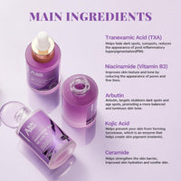 ANAI RUI ANAiRUi 10% Tranexamic Acid Serum 30 ml, Dark Spot Correcting Serum with Tranexamic Acid + Hyaluronic Acid + Niacinamide, Targets Hyperpigmentation, Even Skin Tone