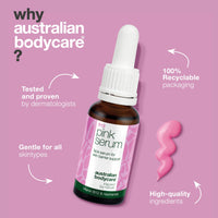 Australian Bodycare Vitamin B12 Pink Serum – Soothing & Hydrating Serum for Redness, Dry Skin, and Irritation – Strengthens Skin Barrier