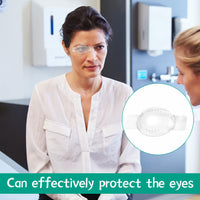 Eophmi 6 Pcs Eye Shield After Cataract Surgery, Transparent Eye Patches for Adults Kids, Eye Shield After Surgery, Single Eye Shields After Breathable with Small Hole