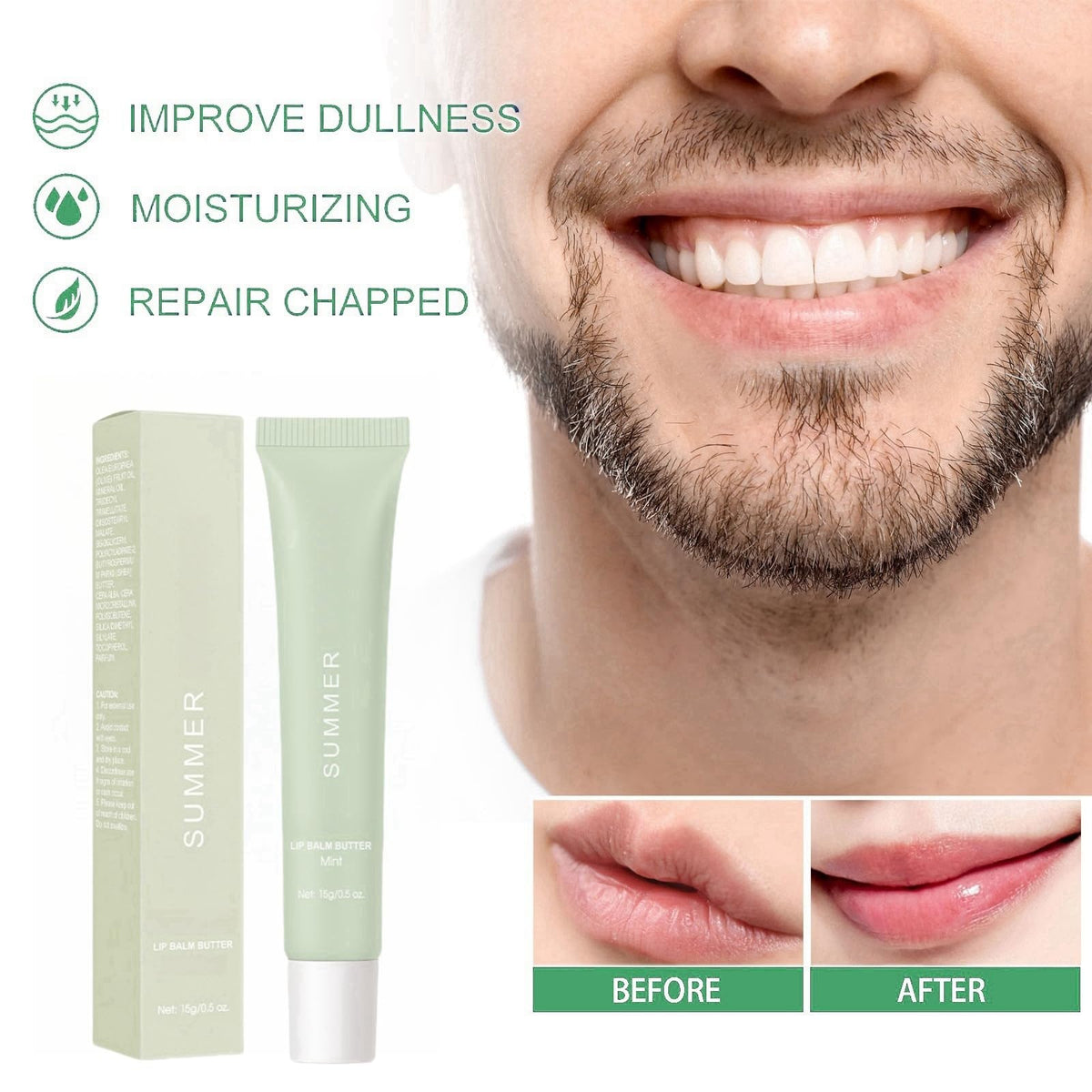 Xinyig 2PCS Summer Moisturizing Natural Lip Balm,Friday Conditioning Lip Mask and Lip Balm,Summer Lip Butter Balm,Friday Lip Butter Balm,Plumping Lip Gloss,Tinted Lip Balm,Lip Moisturiser,Plumping Lip Balm