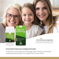 Waterfall D-Mannose Powder - 100% Pure D-Mannose Powder Naturally Sourced from Birch - Not a Blend - Free from Bulking Agent, Fillers & Cranberry - SC Nutra (Sweet Cures)