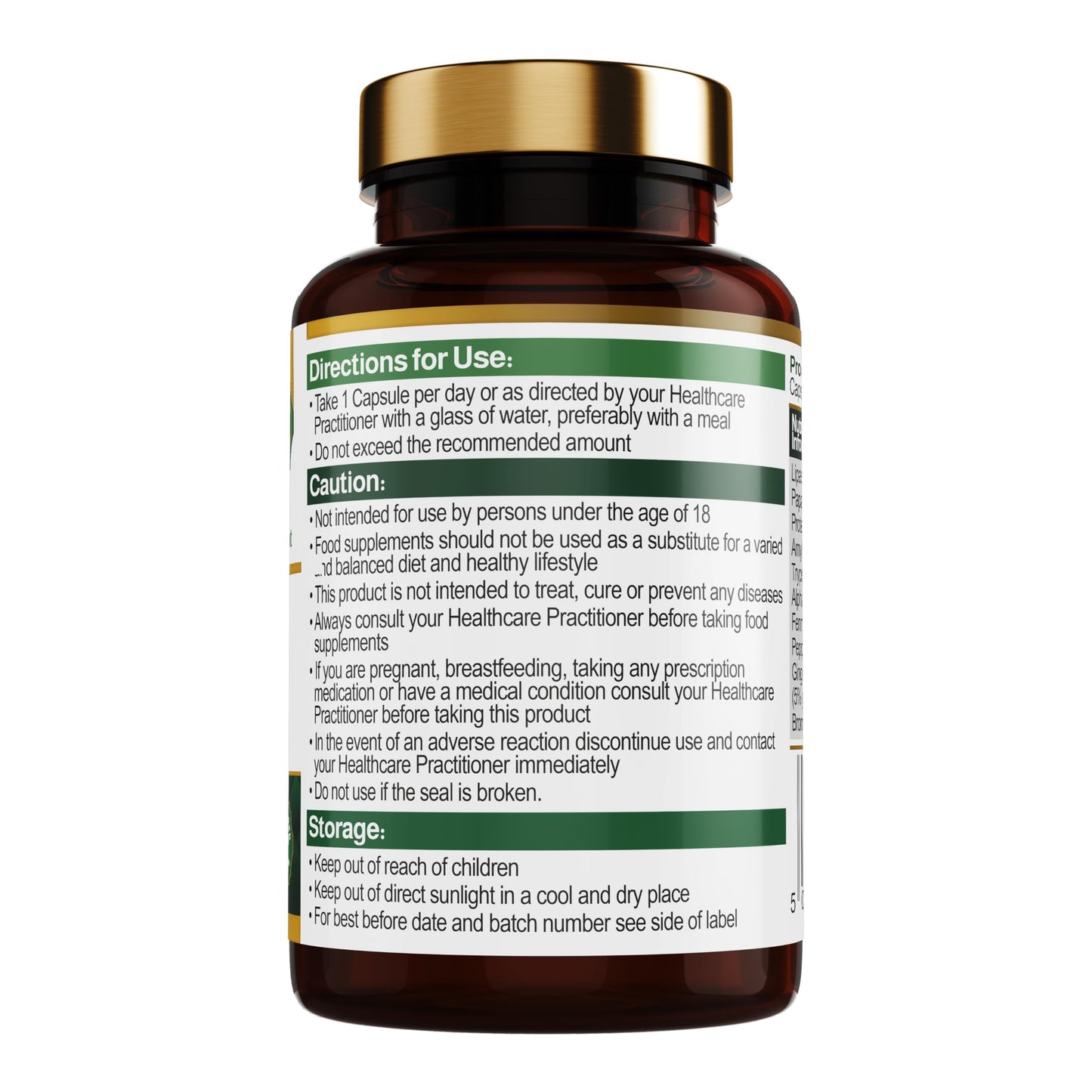 Royal Oak Health Digestive Enzymes - Broad Spectrum 10 in-1 Formula - with Amylase, Protease, Lipase, Papain & Bromelain - 60 Vegan Capsules, UK Made