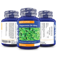 Zipvit Peppermint Oil Capsules 50mg, 180 Peppermint Capsules for Digestive Discomfort. UK Manufactured.