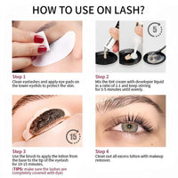 AuraAnge Eyebrow & Eyelash Tint Kit, Black Eyebrow Dye, Semi-Permanent Eyelash Tint, Volume Lashes & Full Brows Last 4 Weeks, Fast & Easy Application with All Tools, Sensitive Skin Friendly, 30ml