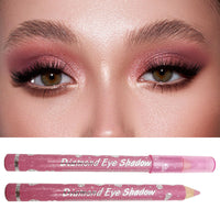 LYNTYAOU Rose Pink Eyeshadow Stick, Cream Eye Shadow Crayon Pencil, Shimmer Pearl Bright Color, Natural Glitter Eyeshadows Pen, High Pigmented Eyes Makeup Highlighter Eye Liner