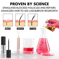 LYLIYA Amazing Design Amazing Formule Advanced Eyelash Growth Serum With Vitamins & Natural Peptides - Fuller & Longer Looking Eyelashes - Premium Lash Enhancer