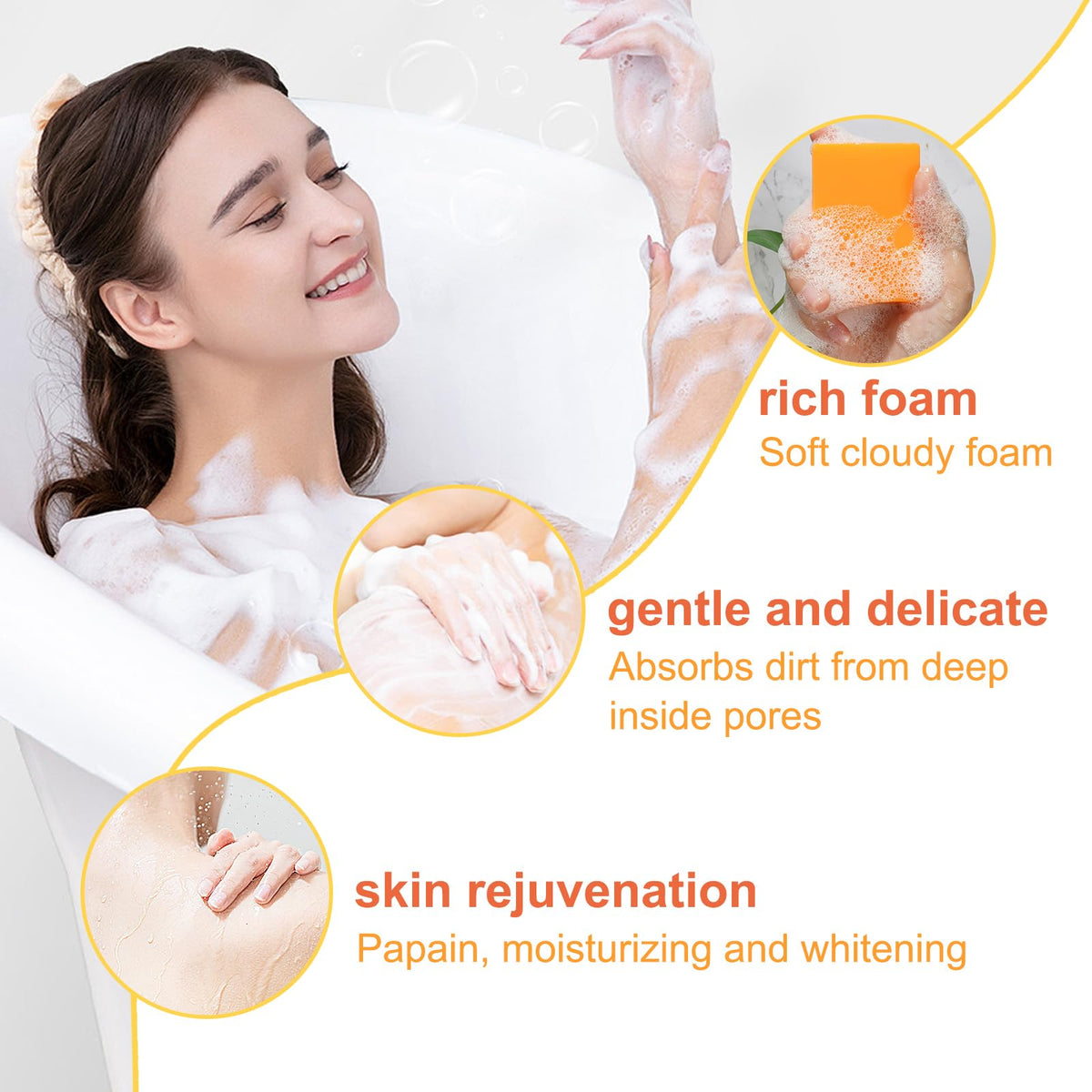 Peak Health Whitening Kojic Acid Soap Facial Bleaching Dark Spot Acne Scars Skin Brighter Lightening Detox Pigmentation Removal Reduce (Pack of 1)