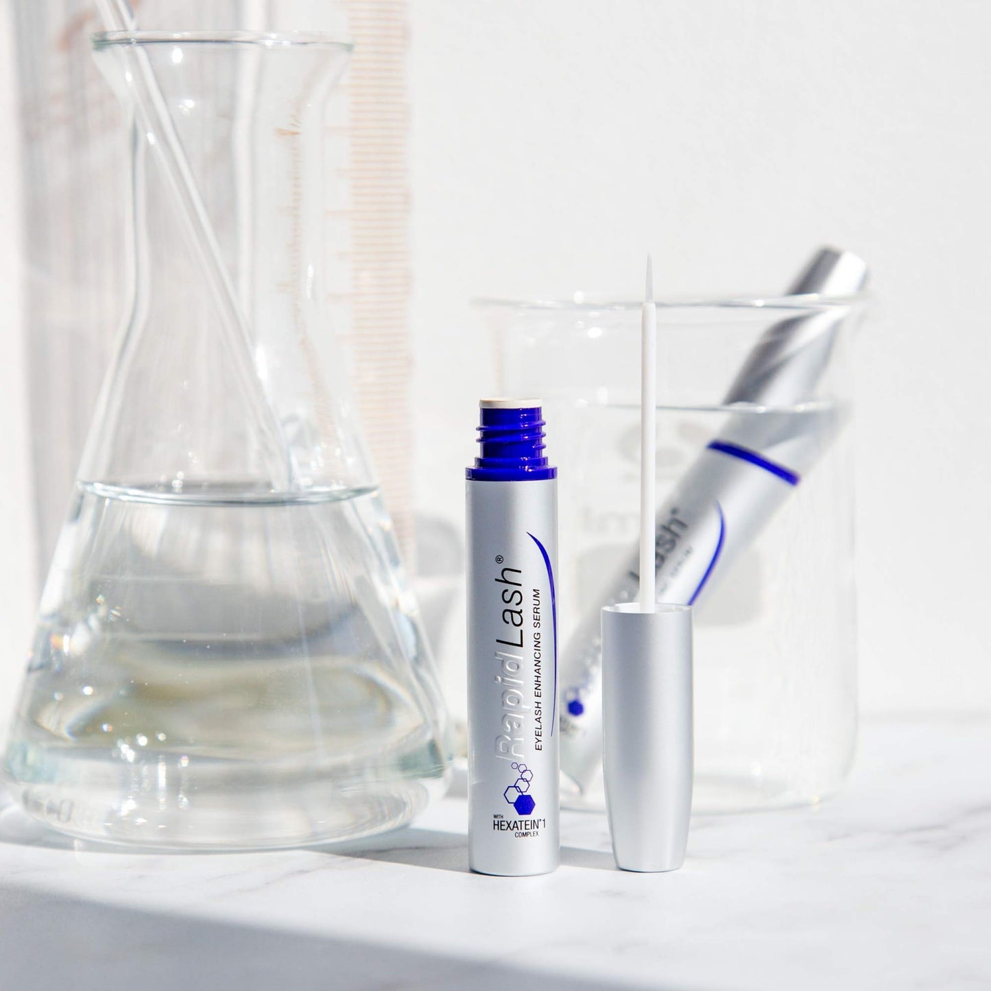 RapidLash Duo Bundle Eyelash Enhancing Serum, Hexatein 1 Complex, 3 ml (Pack of 2)
